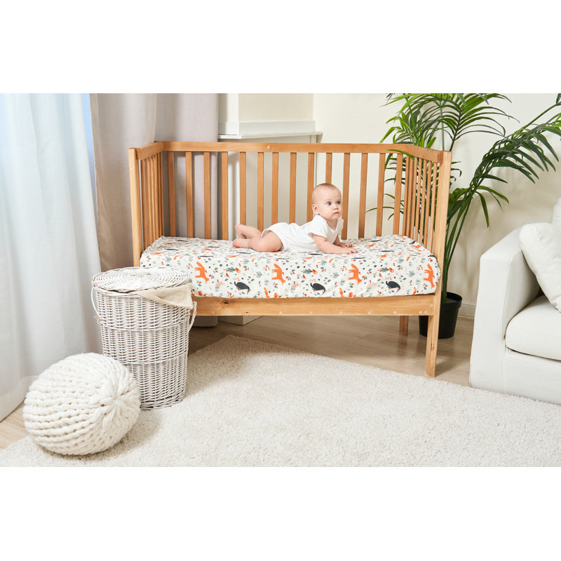 Drap-housse pour lit de bébé 100% coton