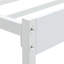 Base de lit plateforme en métal robuste avec tête de lit, rangement sous le lit de 12,6 po, support de lattes en métal robuste, sans sommier tapissier, blanc-2047089100-2047089105