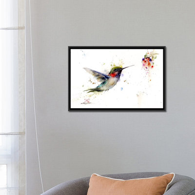 «Colibri in the Moment» par Dean Crouser, reproduction d'art sur toile tendue
