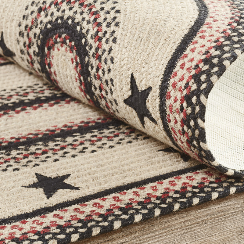 Privett Geometric Indoor Rug, Oval 1'10" x 6'