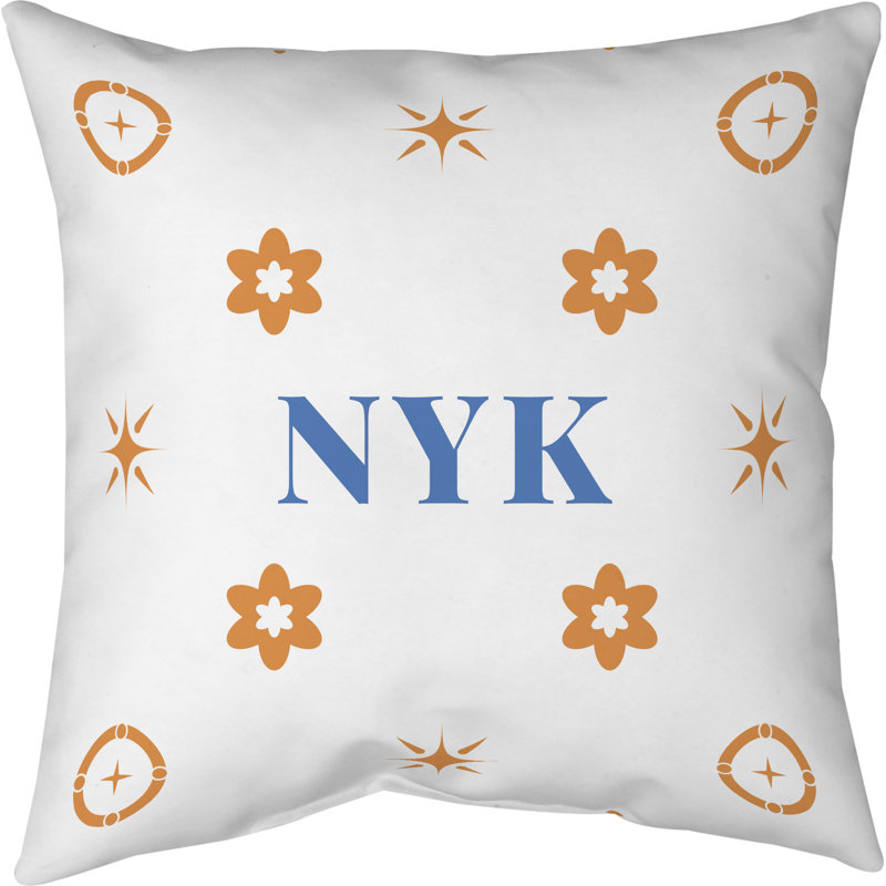 Coussin en coton New York