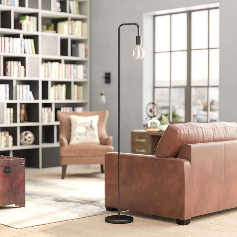 Kazutaka 70'' Floor Lamp, Black