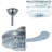 42 Inches-seven-colour Crystal Bluetooth Fan Light-remote Control/rgb Dimming/playing Music-suitable For Living Room And Any Room