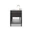 Toulouse Single Wide Vanity-Satin Black Veneer-1279865830