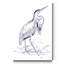 Indigo Heron II - impression sur toile tendue-1378001239