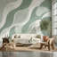Shades Of Green, art mural moderne abstrait-1511601056-1511601062