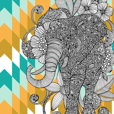 " Ruby The Elephant " by Valentina Ramos