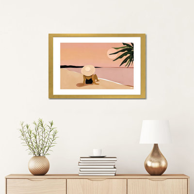 «Beach Gaze» par Bria Nicole - impression d'art graphique