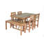 Ensemble de table et chaises d'extérieur en bois d'acacia de haute qualité-2001009583