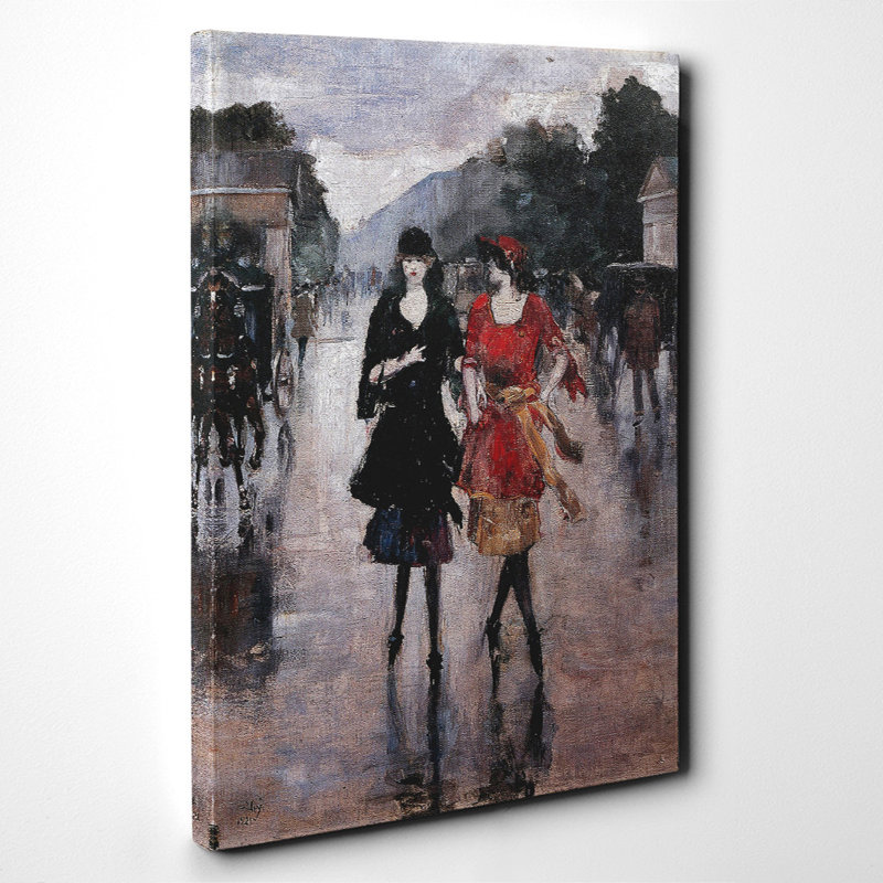 Lesser Ury - Wrapped Canvas Painting, 50cm H x 35cm W