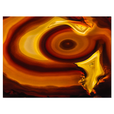 " Agate Geode Slice Macro "