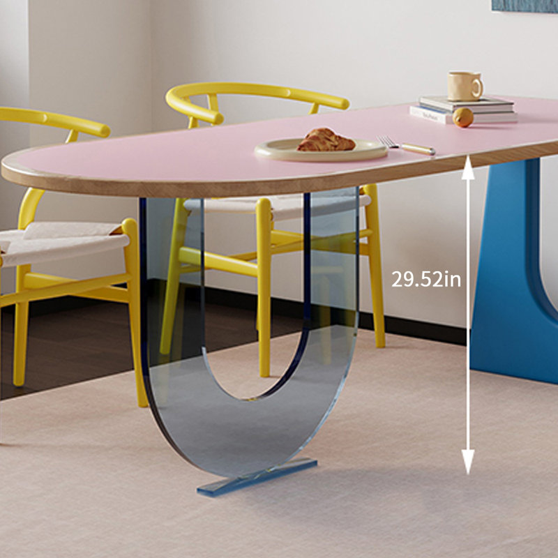 Bureau d'écriture unique et créatif, H 29,52 po x l 47,24 po x P 27,55 po