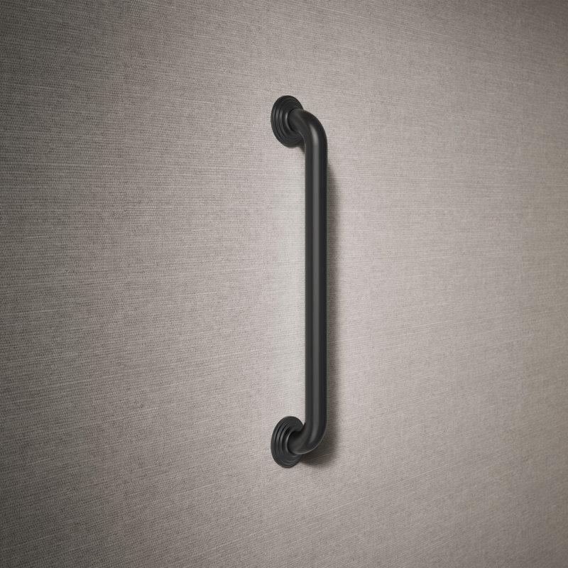 Traditional Grab Bar, Matte Black, 18"W