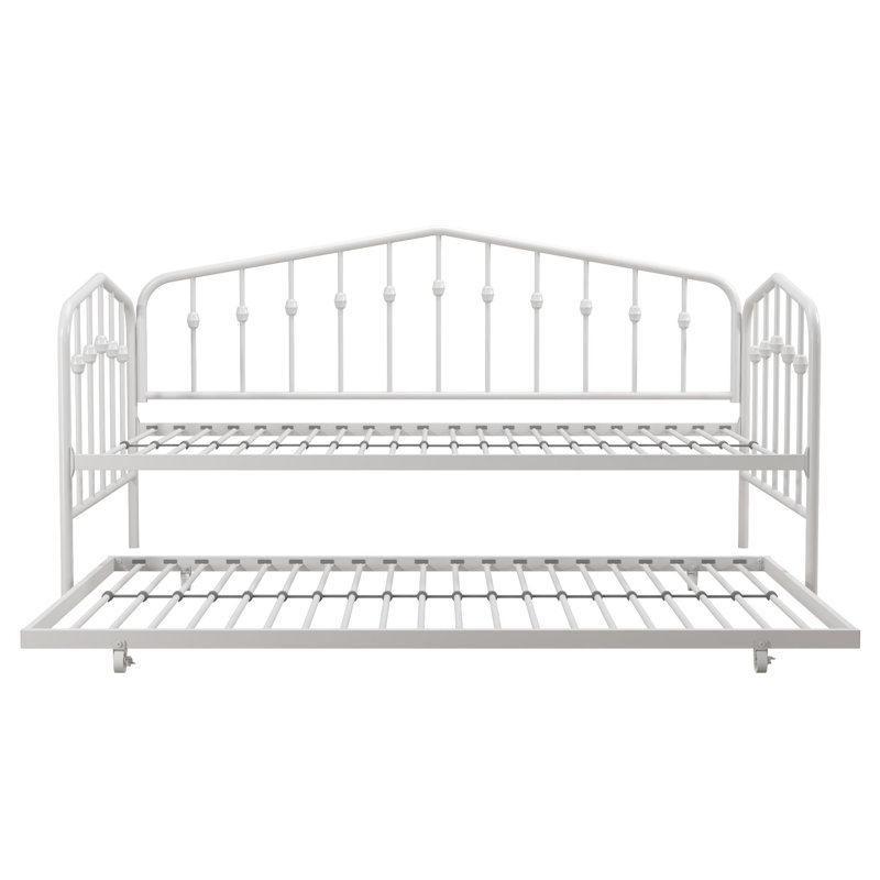 Bushwick Metal Daybed, White