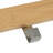 Swivel Bamboo Wall Mount Clothes Drying Rack with 5 Hooks, Natural