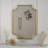 Fabric and Cork Bulletin Board with Iron Frame