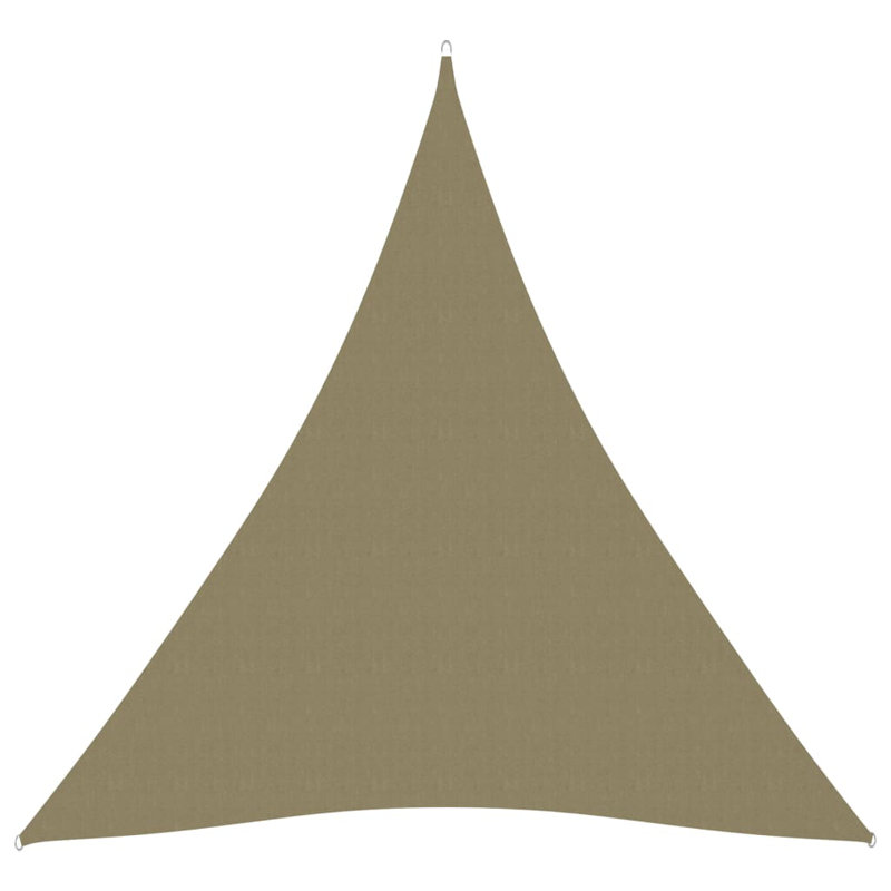 Ridout Triangular Shade Sail, Beige, 1.57m x 4m