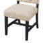 Ensemble de chaises de salle à manger de style rétro avec 4 chaises rembourrées-1126530360