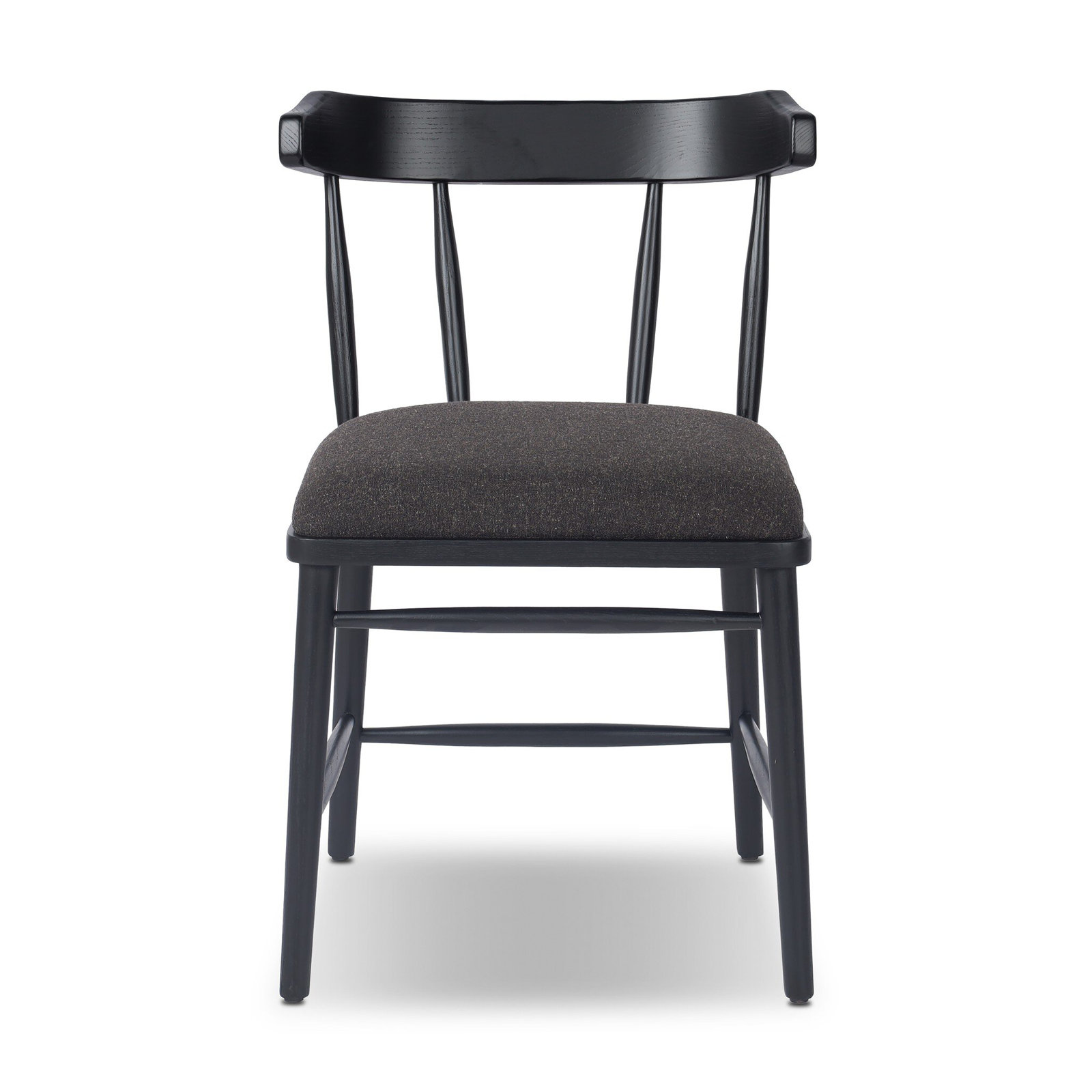 Waverly Dining Chair-Chaps Saddle, Antwerp Noir, Black