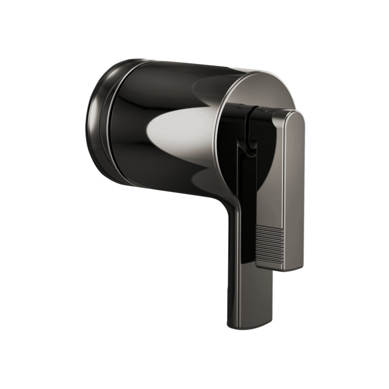 Kintsu® TempAssure® Thermostatic Valve Only Trim, Lever, Brilliance Black Onyx