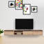 Meuble télé 70,7 po x 11,8 po x 11,8 po Modern Modern 100% panneau de particules enduit de mélamine, épaisseur: 0,7 pouce | Design scandinave mural, parfait pour le salon et les espaces de divertissement-627754621