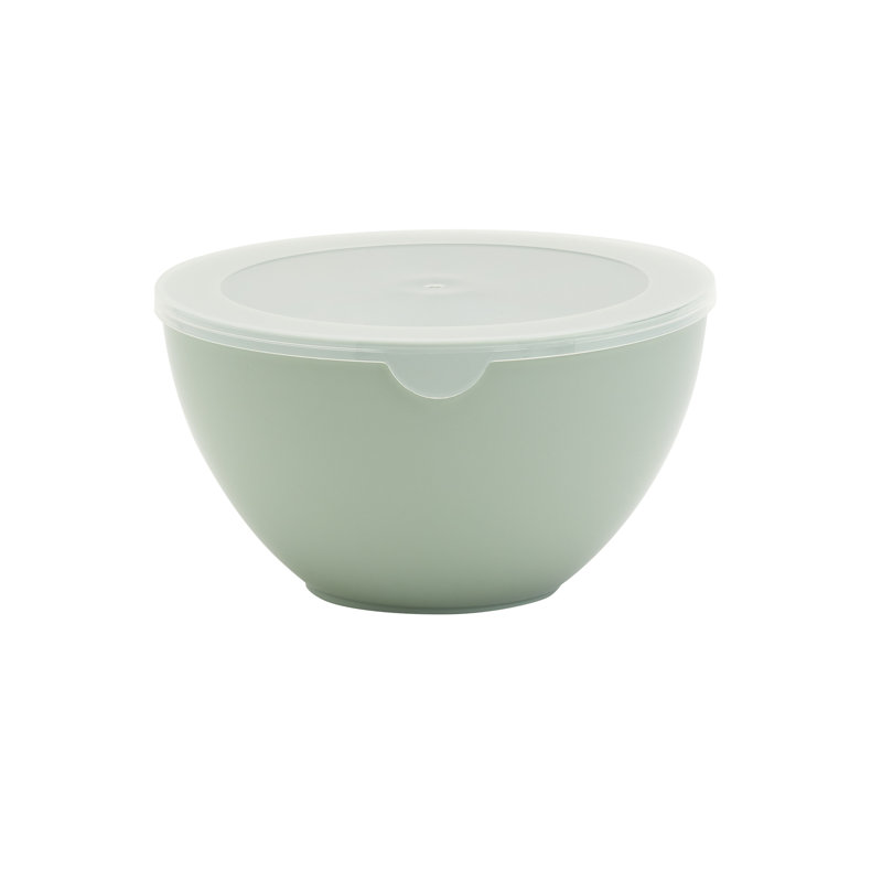 Basic Essentials 10pc Mixing Bowl Set with Lids, Gradient Fern Green