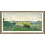 Crackled Scenic Panorama I Painting