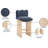 Shaw Cassady Chenille Fabric Upholstered Counter Stool-1627265050-1627265040