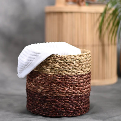 Handmade Seagrass Decorative Basket