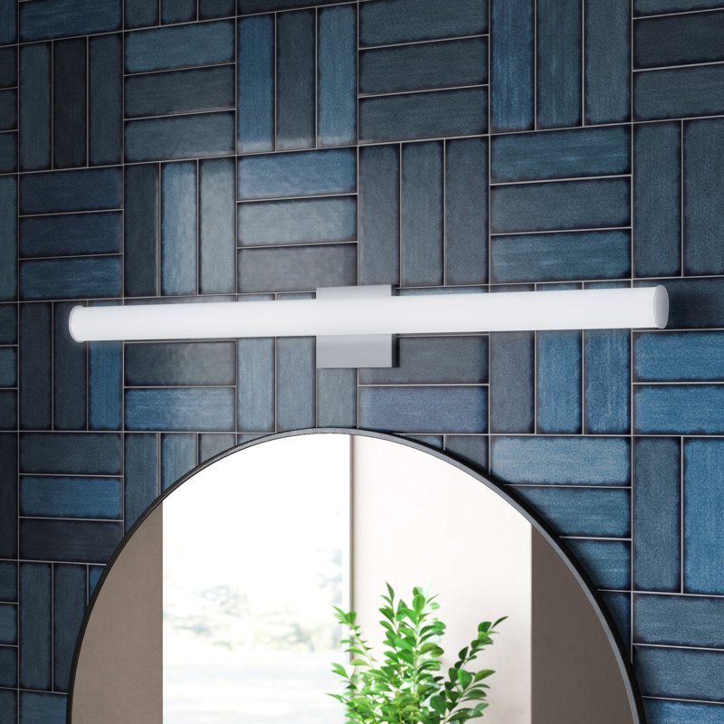 Arnesh Dimmable LED Bath Bar, Polished Chrome