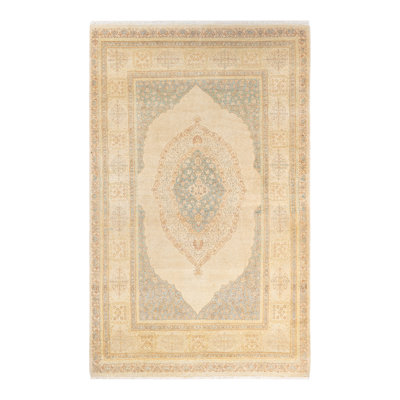 Classic One-of-a-Kind 4' 1" x 6' 4" Hand Knotted Area Rug