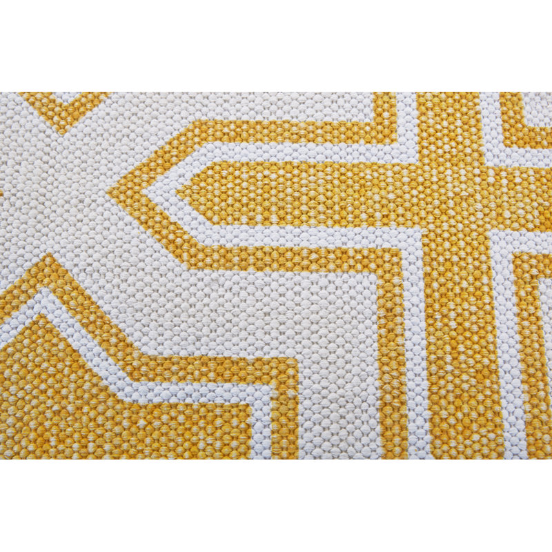Paolucci Cotton Geometric Indoor Rug, Rectangle 3' x 5'