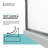 Lese 60" W x 70" H Semi-Frameless Shower Door-42576066-42576067