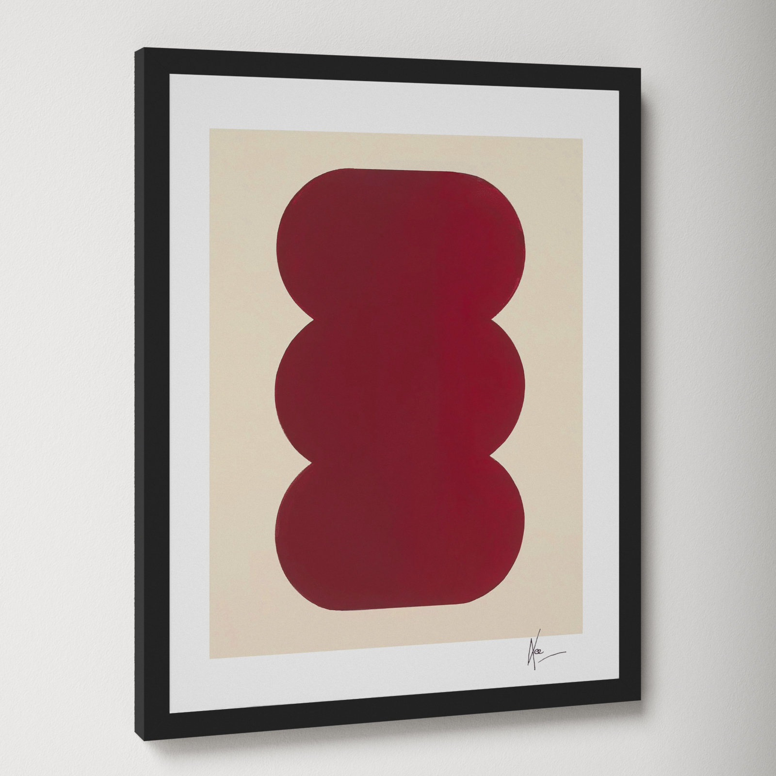 Keyhole 1 by Lee Lessem, Black Framed, 25" H x 20" W x 1.25" D