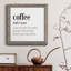 Coffee Définition - cadre photo, art textuel sur toile-428620768-428620781