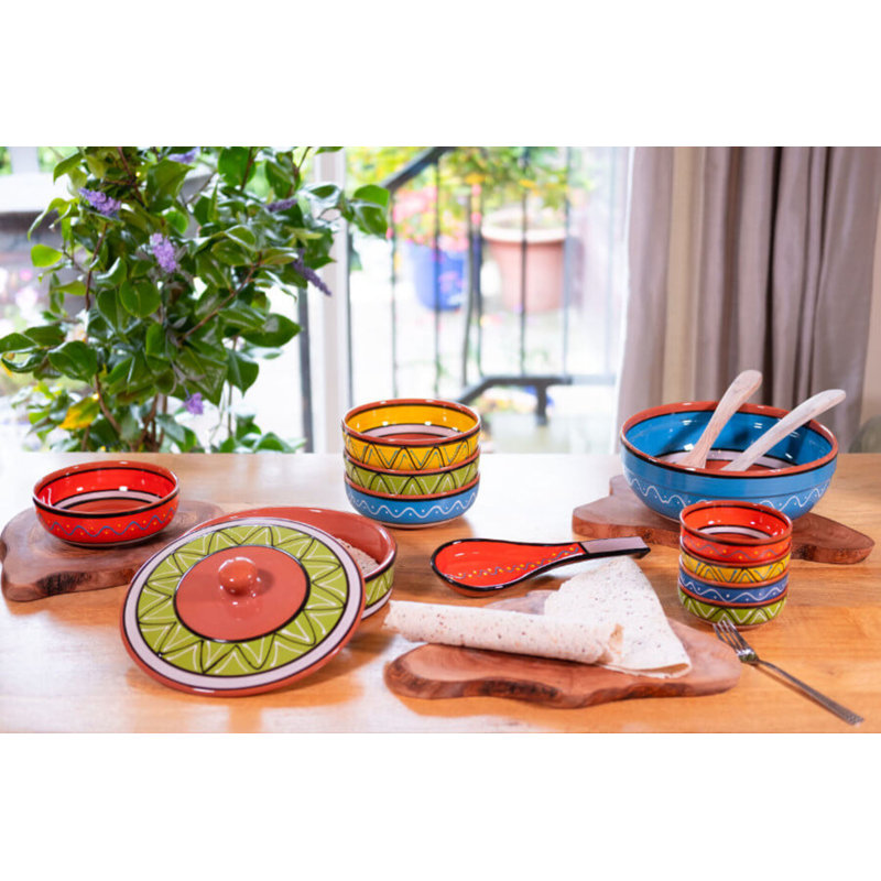 Verano Fiesta 200ml Ceramic Rice Bowl