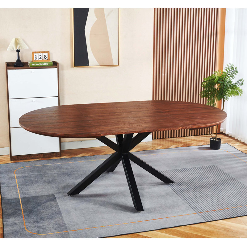 Table multifonctionnelle à pieds réglables, table de salle à manger en MDF intégrée
