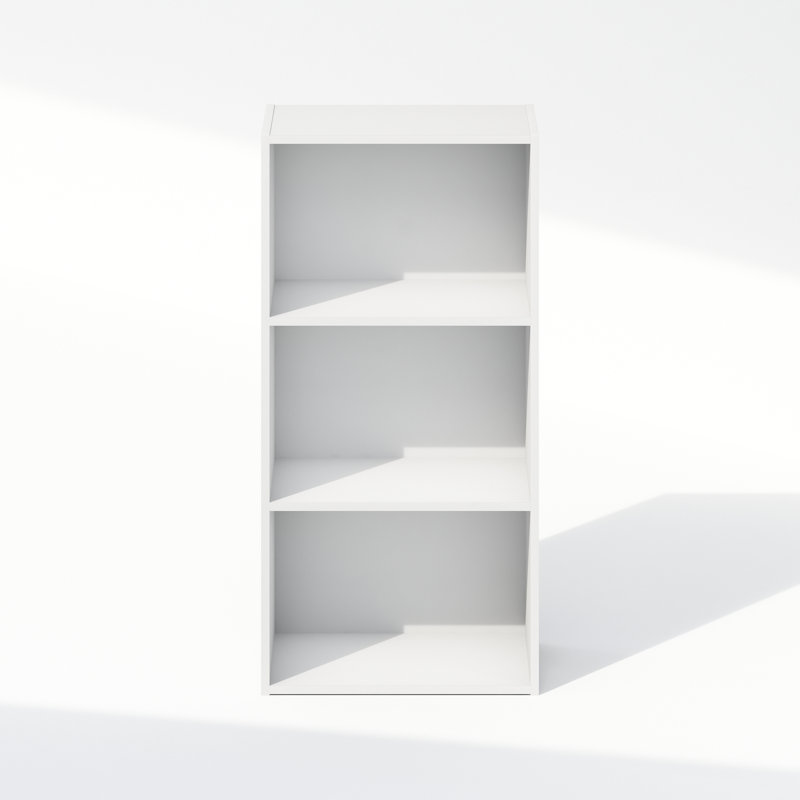 Rangement polyvalent à 3 niveaux Furinno Reed, (3 tablettes) H 31,41 po x l 15,55 po x P 9,3 po, Blanc