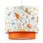 Safari Animals Childrens Pendant Light Shade With Double Tier Design By 