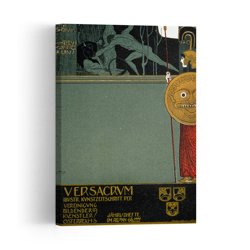 Cover Of Ver Sacrum, The Journal Of The Viennese Secession, Depicting Theseus And The Minotaur, At The Time Of The First Secession Exhibition In VI...