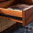 Ironcraft Solid Wood Coffee Table with Drawer in Mission Oak