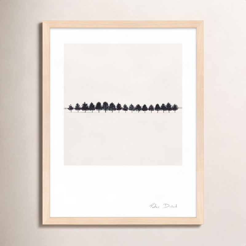 Seventeen Trees Print by Peter Dušek, 20" H x 16" W x 1.25" D, Brown