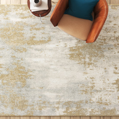 Ambarvale Abstract Wool Area Rug