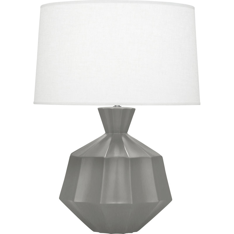 Small Orion Accent Lamp, Matte Smoky Taupe, 27" H x 19.5" W x 19.5" D