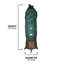 Large vertical Christmas tree storage bag with wheels