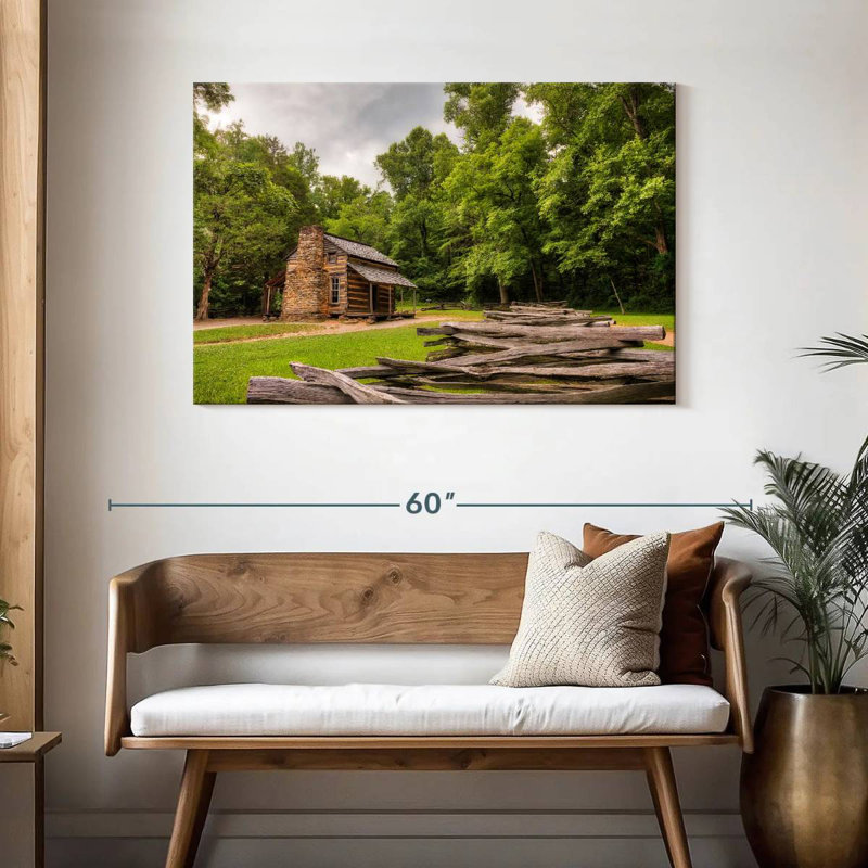 Alvord John Oliver Cabin, 30" H x 45" W