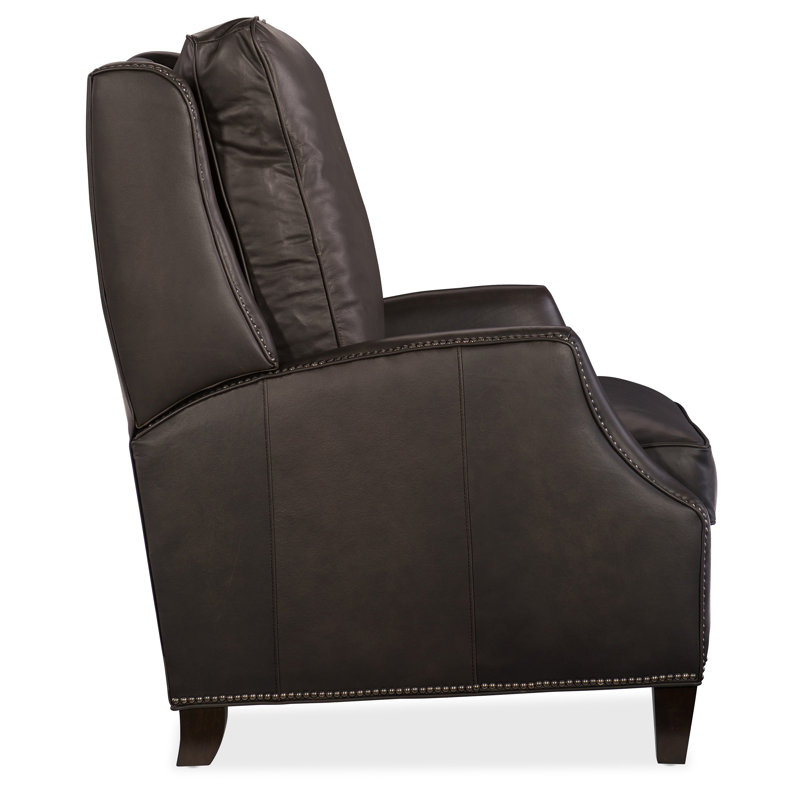 Kerley Recliner, Slate Gray Genuine Leather