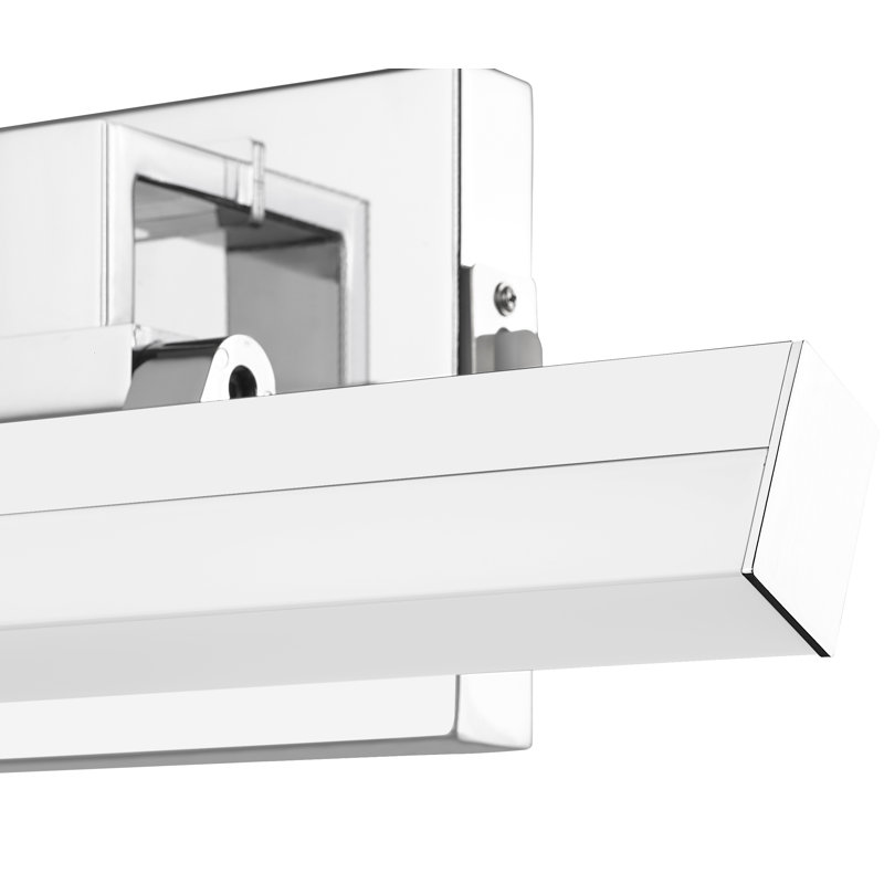 Éclairage pour meuble-lavabo Brendyn, 5"H x 13"W x 3"D, Chrome chrome, 13 W