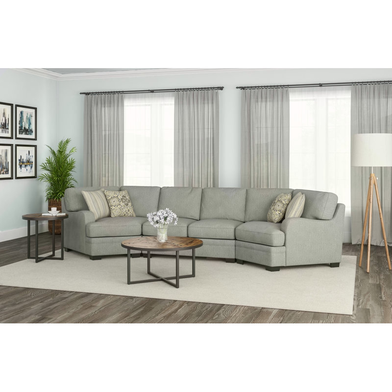 Gray Cuddler Sectional
