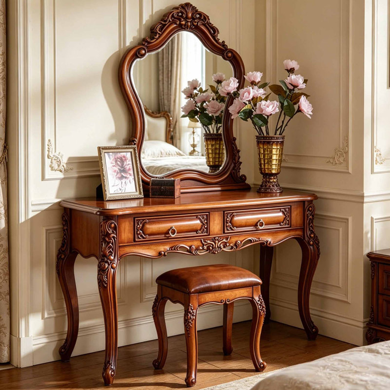 Coiffeuse luxueuse de style européen